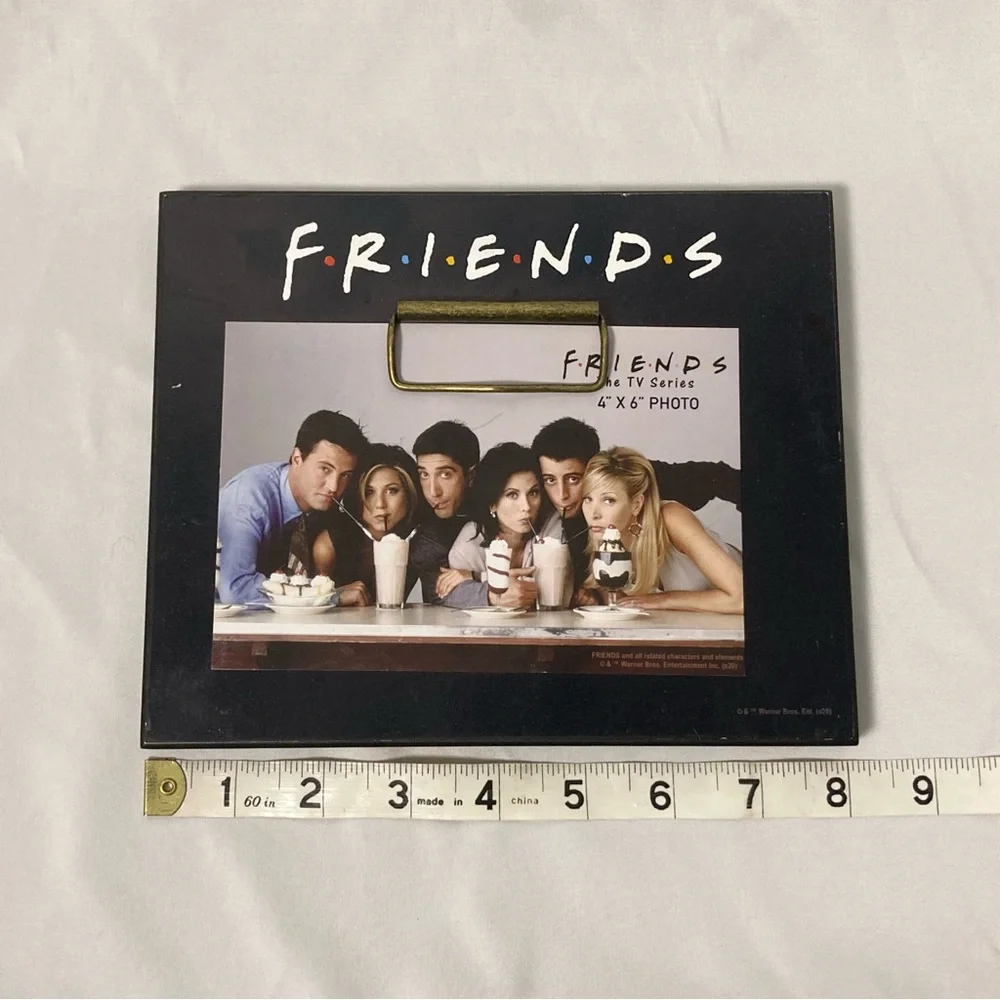 FRIENDS The TV Series 4” x 6” Wooden Easel Back Picture Frame